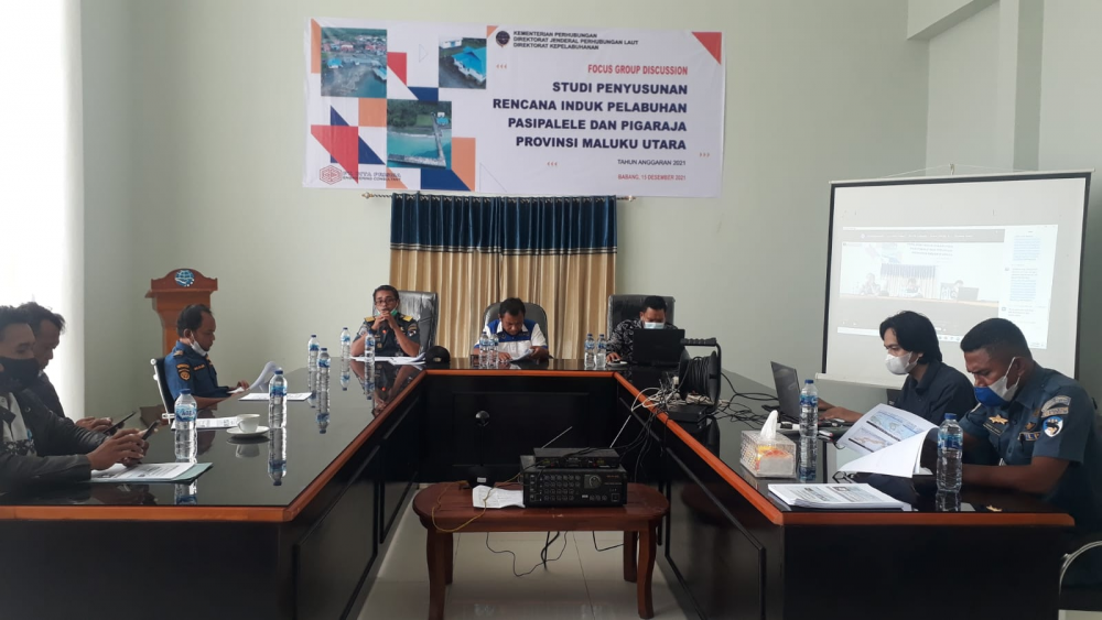 KANTOR UPP KELAS II BABANG GELAR FGD TENTANG STUDI PENYUSUNAN RENCANA INDUK PELABUHAN PASIPALELE DAN PIGARAJA