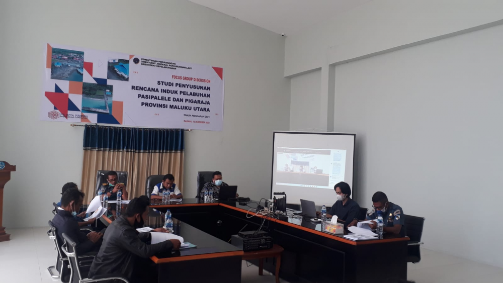 KANTOR UPP KELAS II BABANG GELAR FGD TENTANG STUDI PENYUSUNAN RENCANA INDUK PELABUHAN PASIPALELE DAN PIGARAJA
