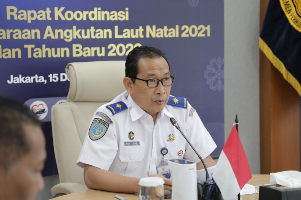 GELAR RAKOR PENYELENGGARAAN ANGKUTAN LAUT, KEMENHUB BERSIAP HADAPI ANGKUTAN NATAL 2021 DAN TAHUN BARU 2022