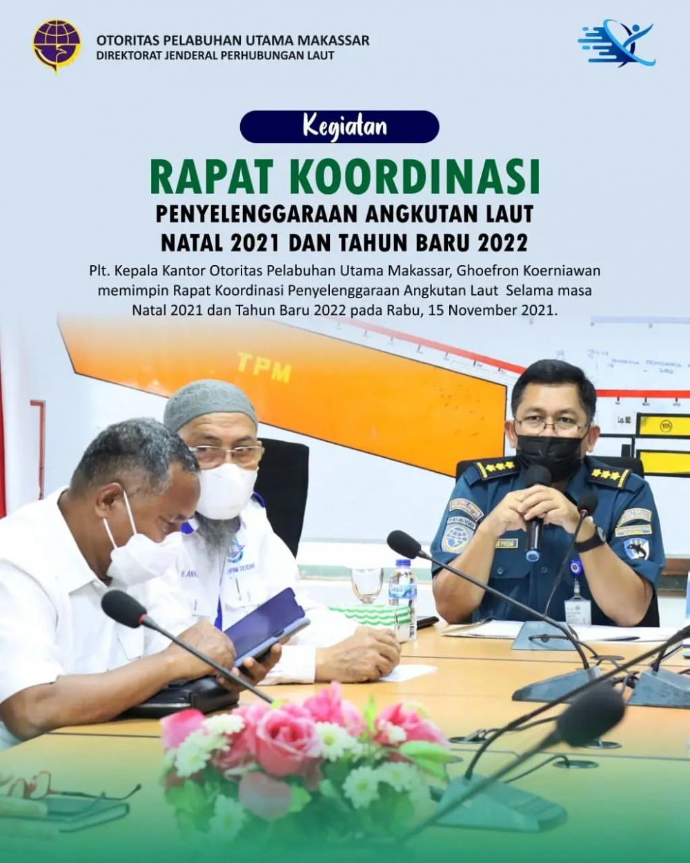 Rapat Koordinasi Penyelenggaraan Angkutan Natal 2021 dan Tahun Baru 2022