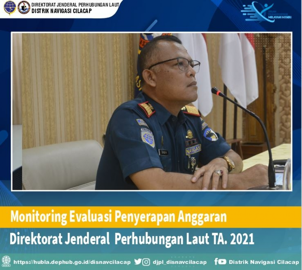 MONITORING EVALUASI PENYERAPAN ANGGARAN DITJEN HUBLA TA.2021