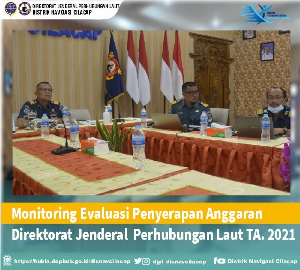 MONITORING EVALUASI PENYERAPAN ANGGARAN DITJEN HUBLA TA.2021
