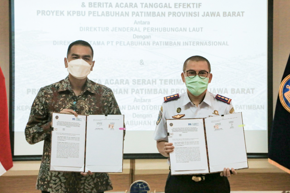 BABAK BARU PELABUHAN PATIMBAN, KEMENHUB DAN PT. PPI TANDATANGANI PERJANJIAN PEMANFAATAN BMN MELALUI KSPI
