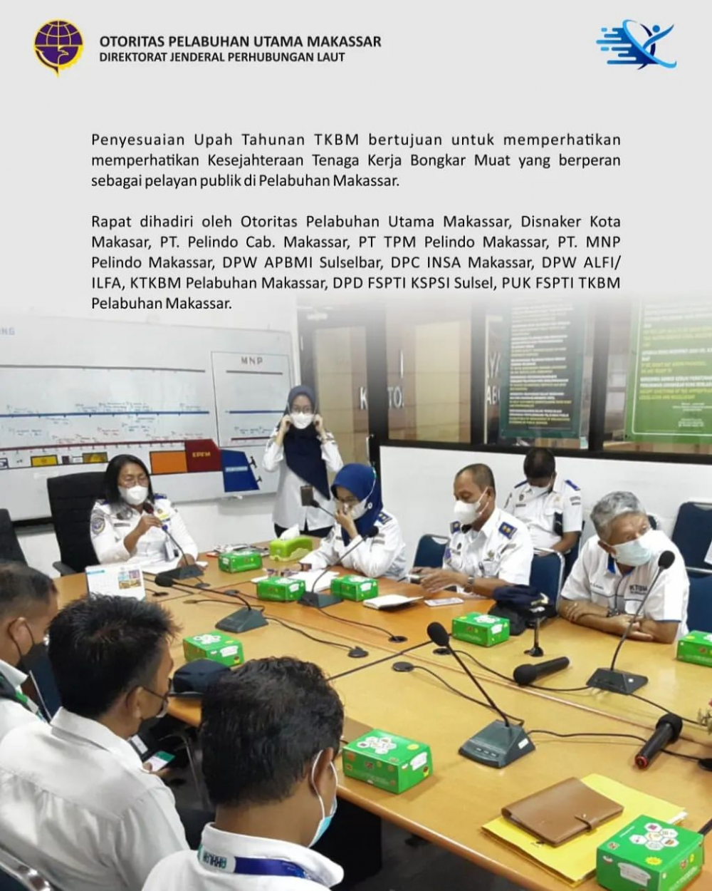 RAPAT PENYESUAIAN UPAH TKBM TAHUN 2022