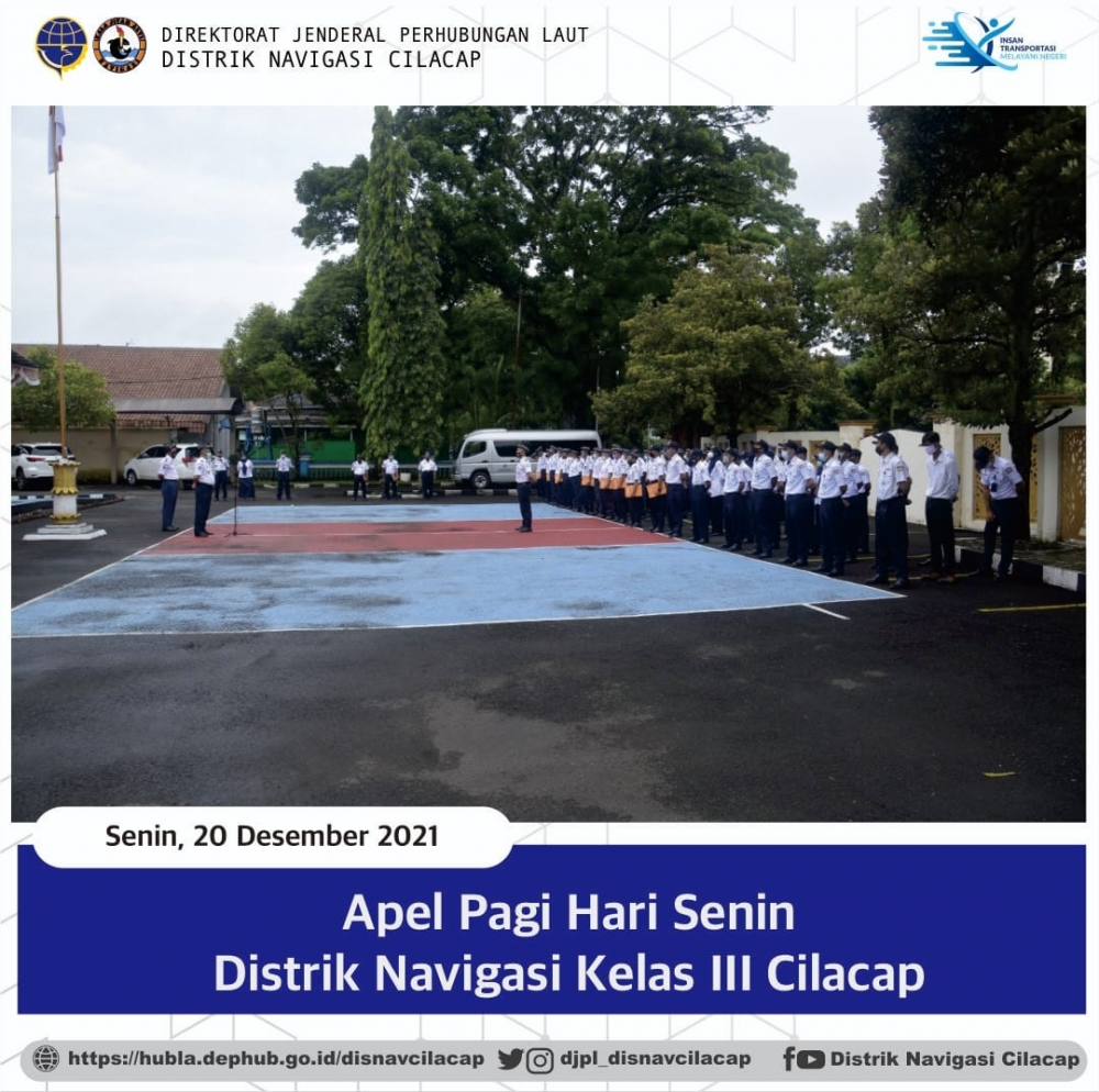 Apel Pagi Rutin Distrik Navigasi Kelas III Cilacap