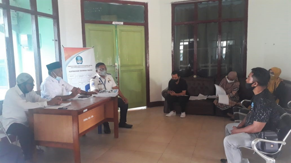 KEPALA KANTOR UPP KELAS II BABANG HADIRI SOSIALISASI TOL LAUT DI DINAS PERINDAG HALSEL