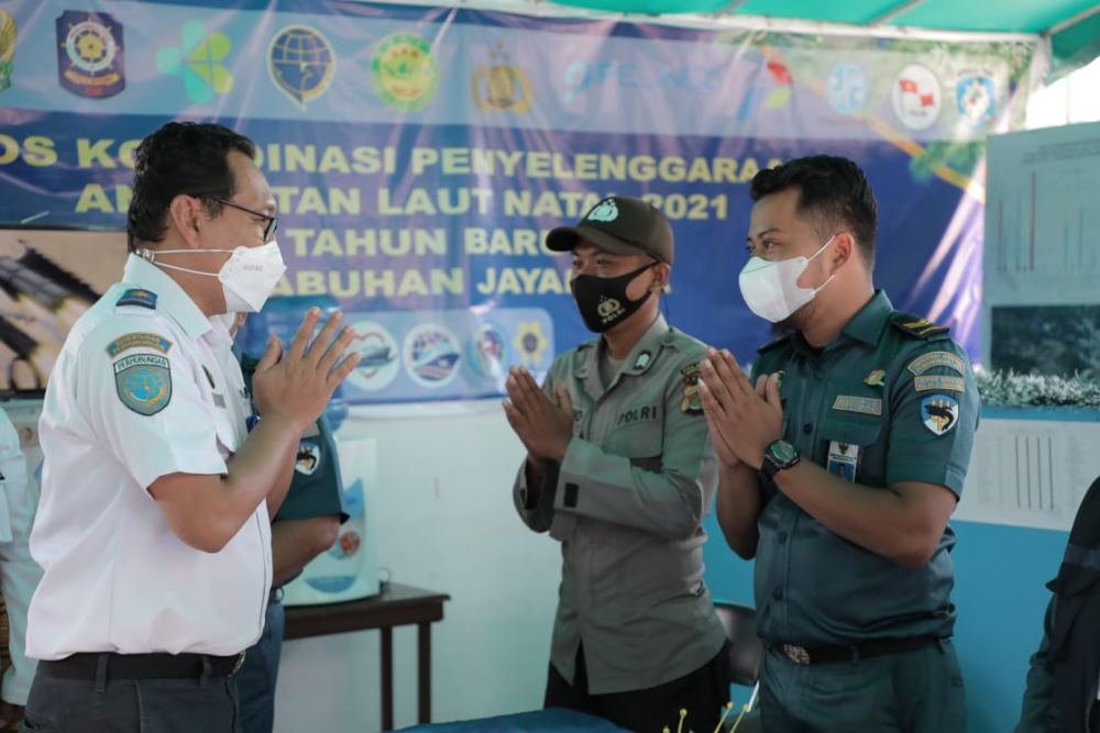 PLT DIRJEN HUBLA PANTAU LANGSUNG PENYELENGGARAAN ANGKUTAN LAUT NATARU DI JAYAPURA