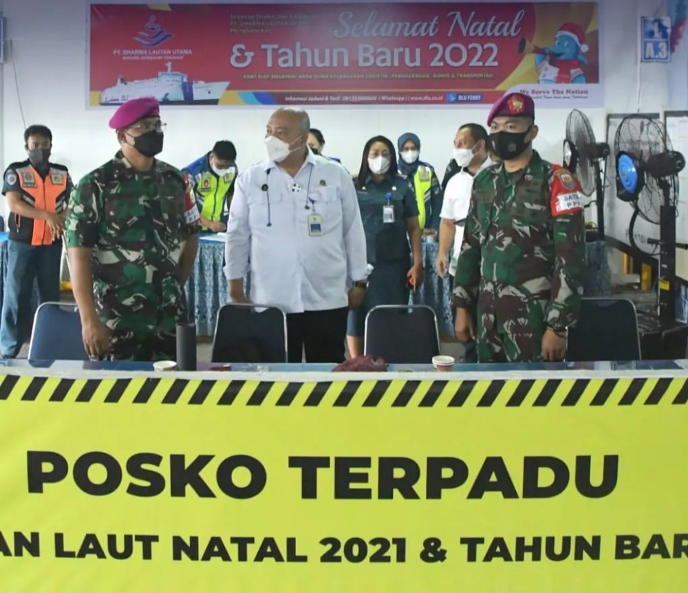 Monitoring Penyelenggaraan Angkutan Laut Natal 2021 Dan Tahun Baru 2022