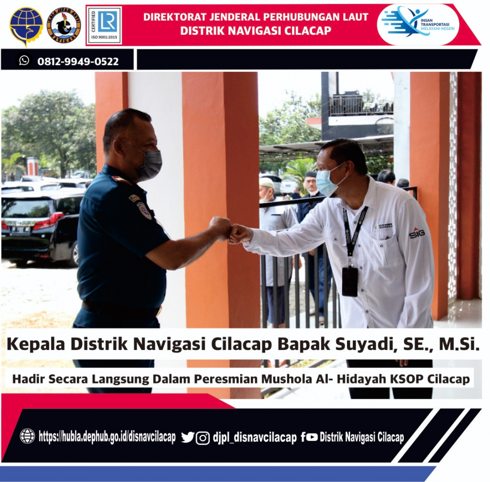 Undangan Peresmian Mushola ‘AL-HIDAYAH’ Kantor KSOP Kelas II Cilacap
