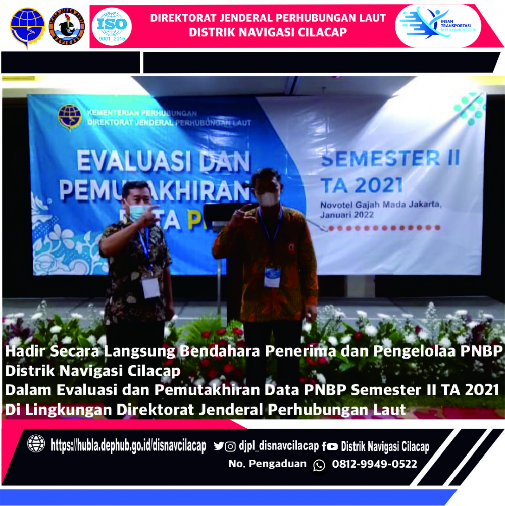 Evaluasi Dan Pemutakhiran Data PNBP Semester II TA 2021 Di Lingkungan Direktorat Jenderal Perhubungan Laut