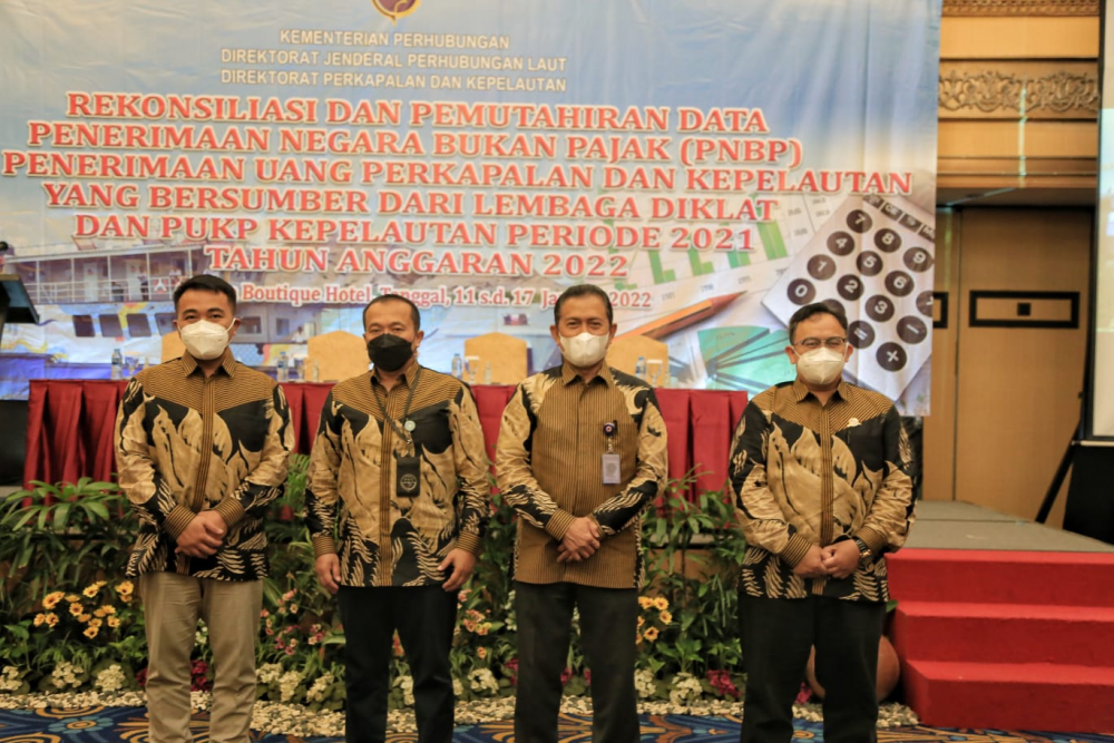 DITJEN HUBLA CATAT PENERIMAAN PNBP SEKTOR PERKAPALAN DAN KEPELAUTAN SEBESAR RP 48,2 M DI TAHUN 2021