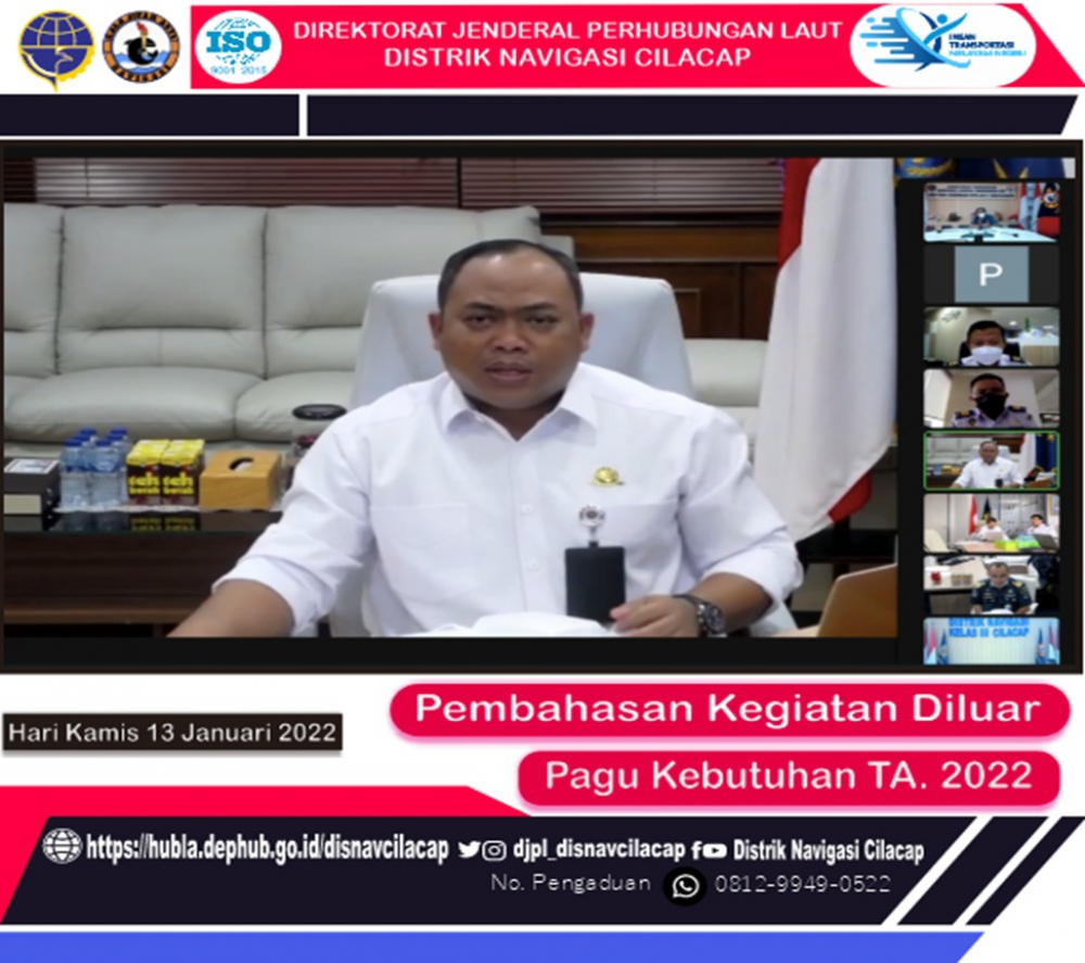 Pembahasan Daftar Kegiatan di Luar Pagu Kebutuhan Sub Sektor Perhubungan Laut TA 2022