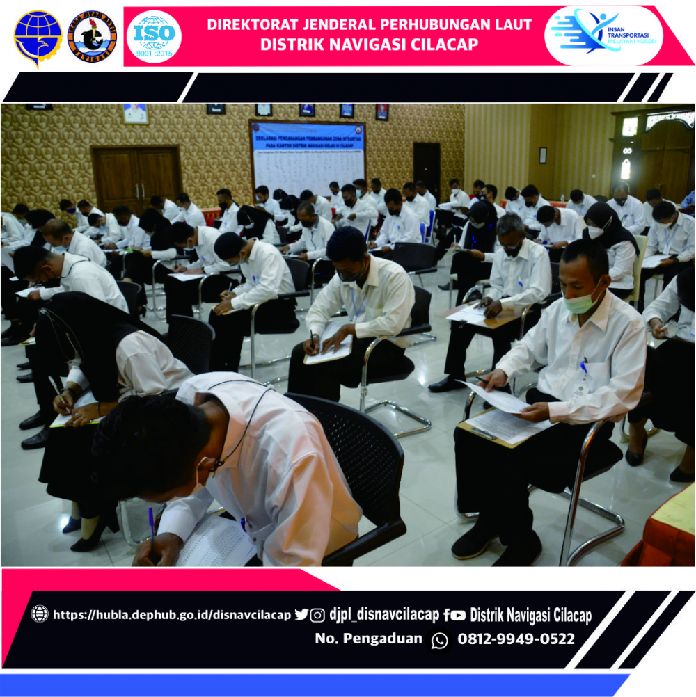 Kegiatan Assessment Test/Evaluasi Kinerja Tenaga Honorer Disnav Cilacap TA. 2022