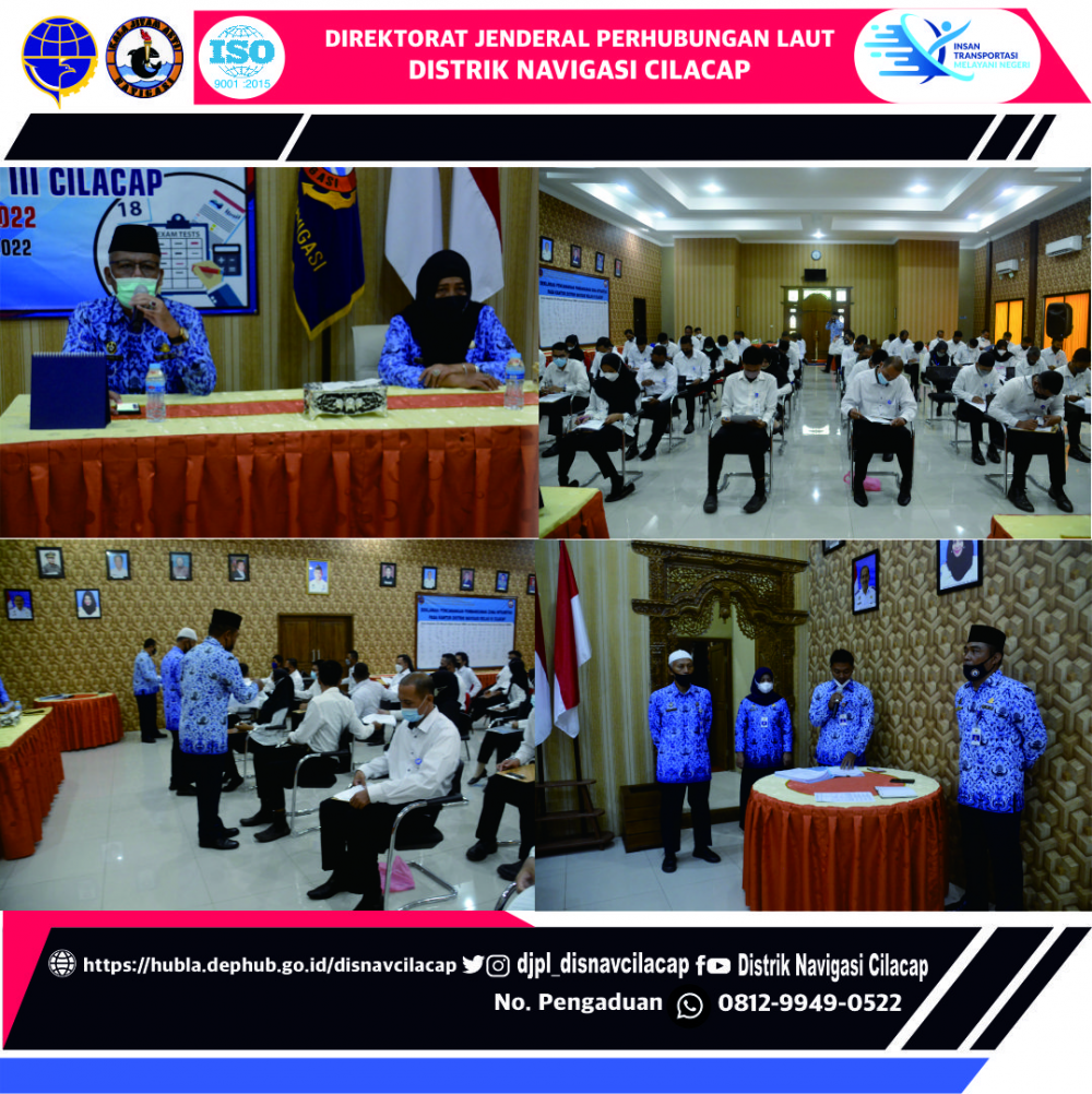 Kegiatan Assessment Test/Evaluasi Kinerja Tenaga Honorer Disnav Cilacap TA. 2022