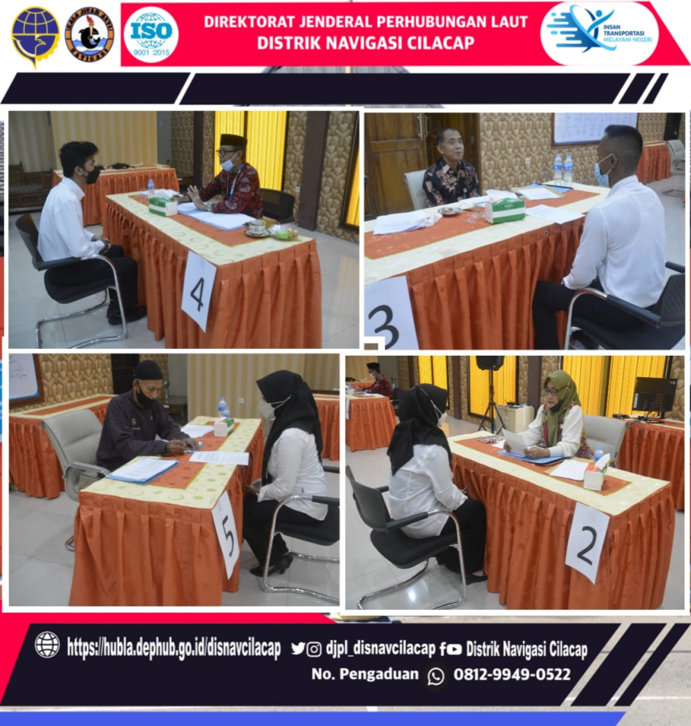 Test Wawancara Tenaga Honorer Distrik Navigasi Cilacap TA. 2022