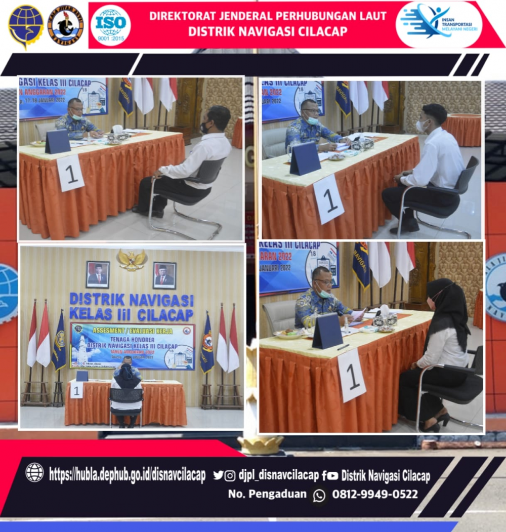 Test Wawancara Tenaga Honorer Distrik Navigasi Cilacap TA. 2022