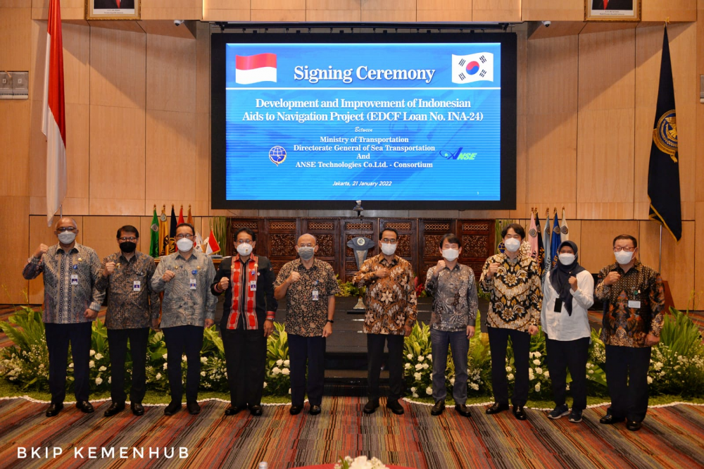Indonesia – Korea Selatan Kerja Sama Bangun Menara Suar dan Rambu Suar