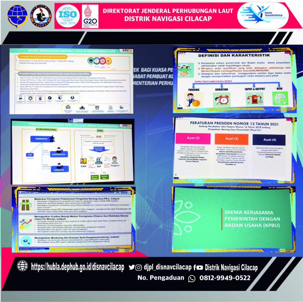 “Webinar Manajemen Proyek Bagi Kuasa Pengguna Anggaran dan Pejabat Pembuat Komitmen di Lingkungan Kementerian Perhubungan”