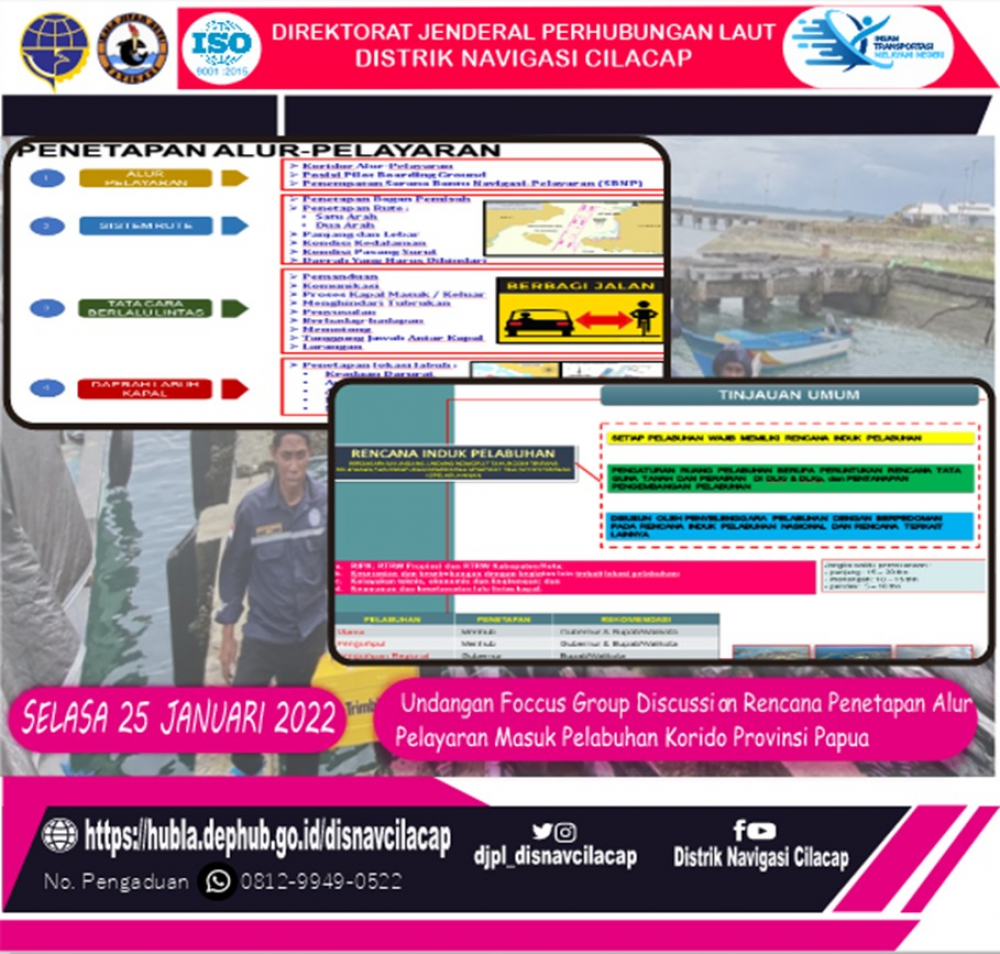 FGD Rencana Penetapan Alur Pelayaran Masuk Pelabuhan Korido Provinsi Papua