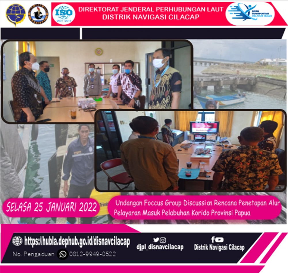 FGD Rencana Penetapan Alur Pelayaran Masuk Pelabuhan Korido Provinsi Papua