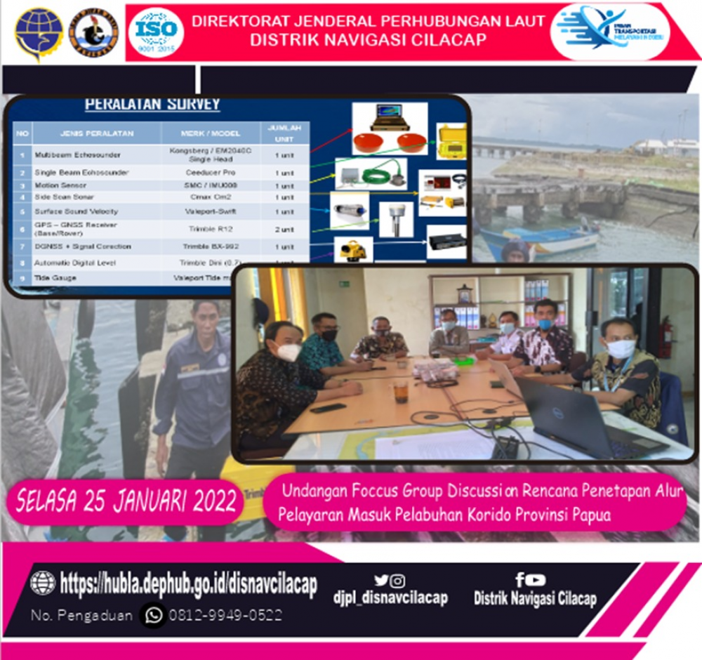 FGD Rencana Penetapan Alur Pelayaran Masuk Pelabuhan Korido Provinsi Papua