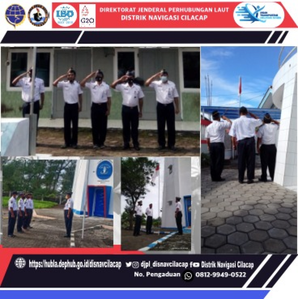 Apel Pagi Pegawai Distrik Navigasi Cilacap, Hari Senin tanggal 31 Januari 2022