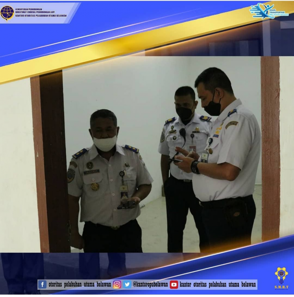 Tinjau Kesiapan Gedung Kantor Otoritas Pelabuhan Utama Belawan