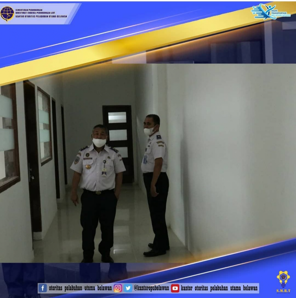 Tinjau Kesiapan Gedung Kantor Otoritas Pelabuhan Utama Belawan
