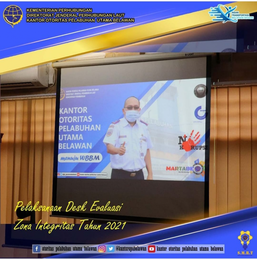 Pelaksanaan Desk Evaluasi Zona Integritas Tahun 2021
