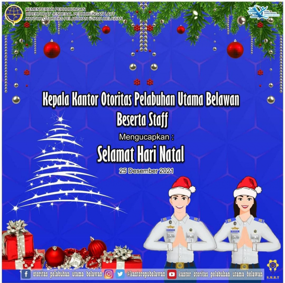"Selamat Hari Natal 2021 & Tahun Baru 2022"