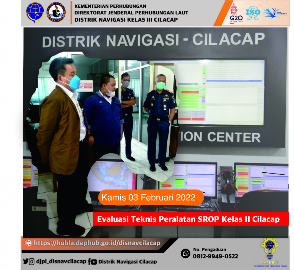 "Evaluasi Teknis Peralatan SROP Kelas II Distrik Navigasi Cilacap"