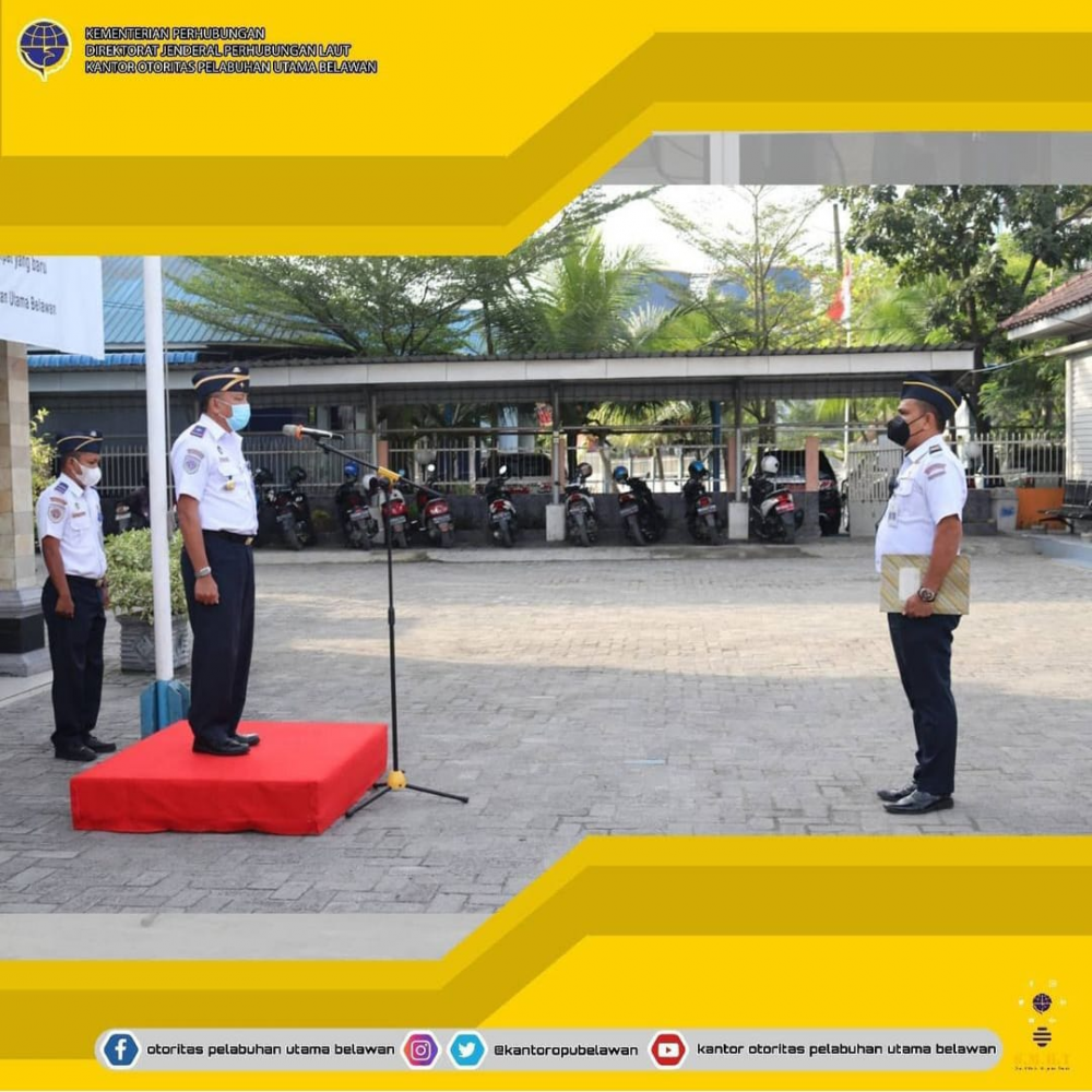Apel Pagi Kantor Otoritas Pelabuhan Utama Belawan