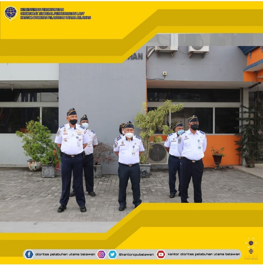 Apel Pagi Kantor Otoritas Pelabuhan Utama Belawan
