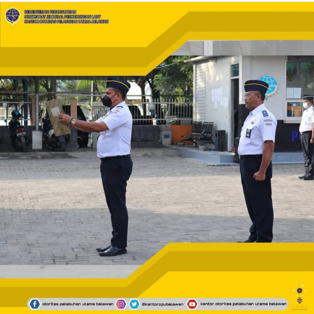 Apel Pagi Kantor Otoritas Pelabuhan Utama Belawan