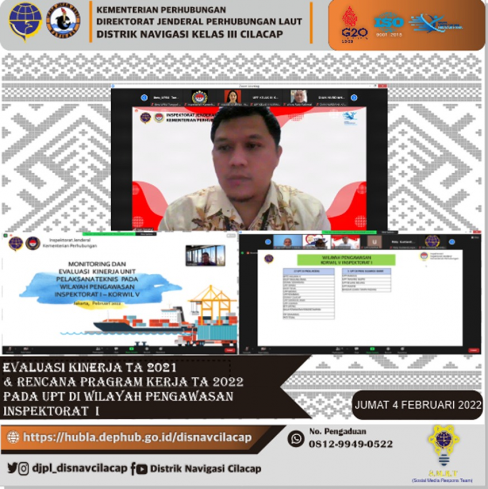 Pemaparan Evaluasi Pelaksanaan Kinerja Tahun Anggaran 2021 dan Rencana Pelaksanaan Program Kerja Tahun 2022