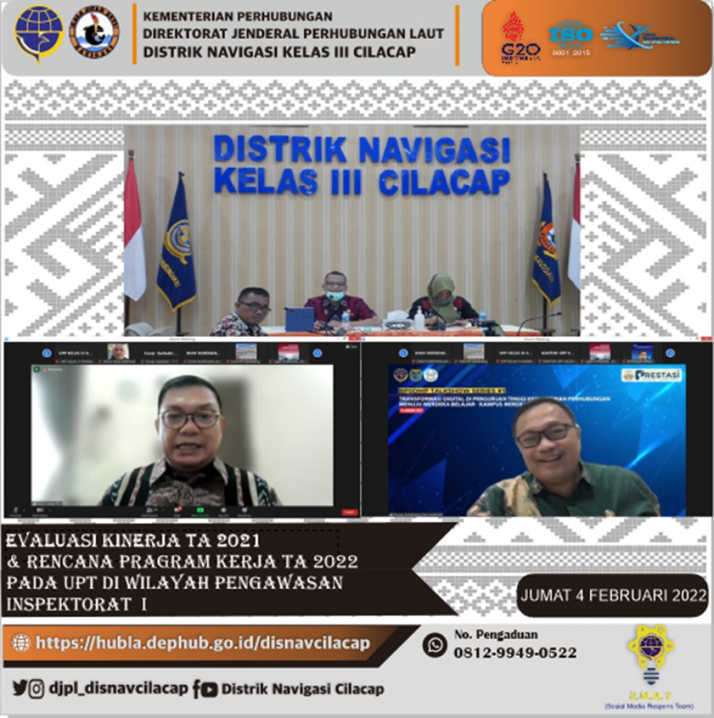 Pemaparan Evaluasi Pelaksanaan Kinerja Tahun Anggaran 2021 dan Rencana Pelaksanaan Program Kerja Tahun 2022