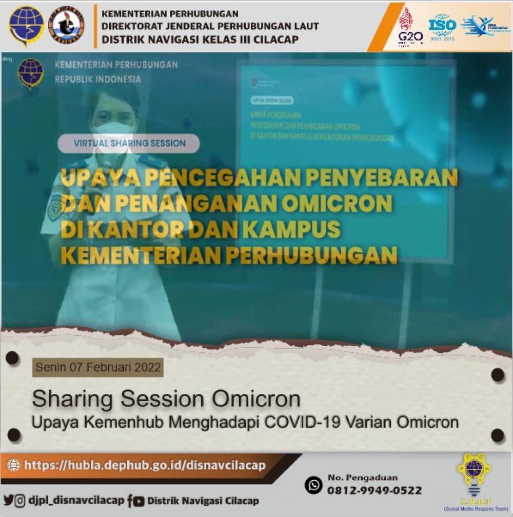 Sharing Session Upaya Kementerian Perhubungan Menghadapi COVID-19 Varian Omicron
