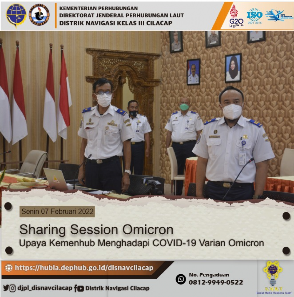 Sharing Session Upaya Kementerian Perhubungan Menghadapi COVID-19 Varian Omicron
