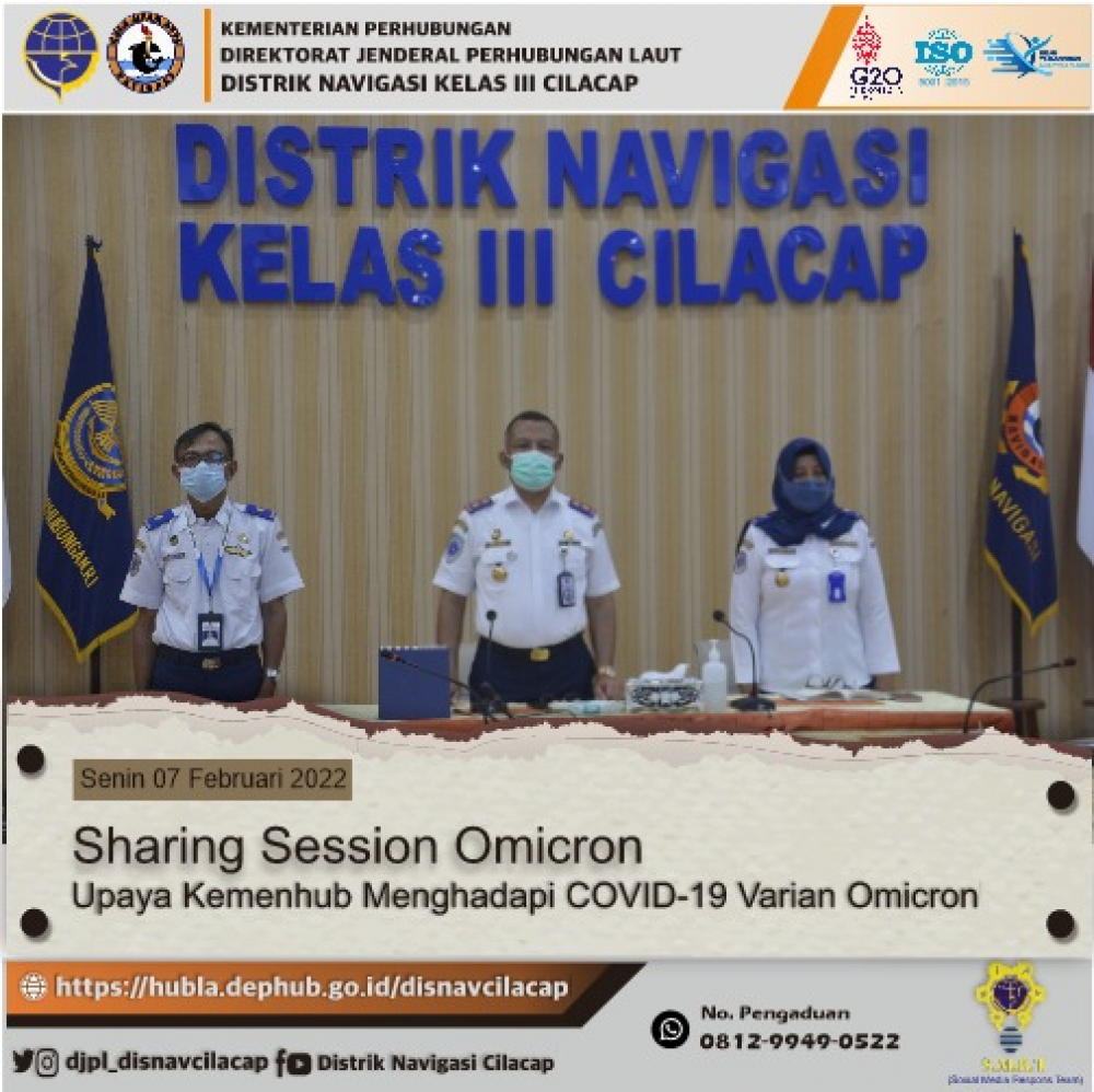 Sharing Session Upaya Kementerian Perhubungan Menghadapi COVID-19 Varian Omicron