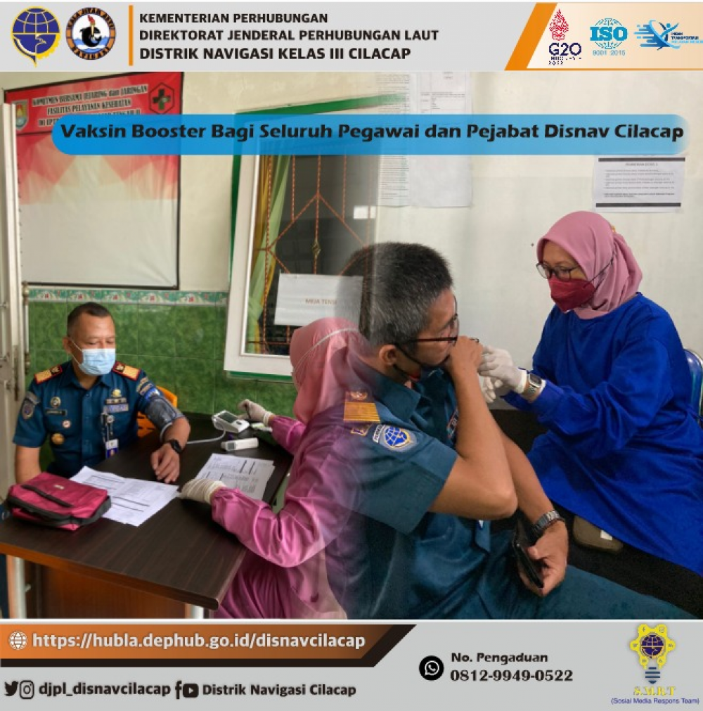 Vaksinasi Booster Covid-19 Untuk Petugas Opd Vertikal