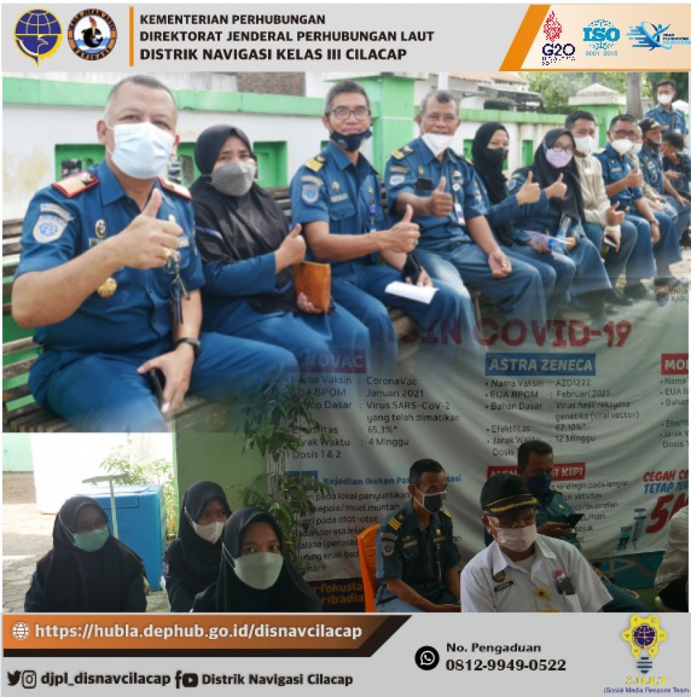 Vaksinasi Booster Covid-19 Untuk Petugas Opd Vertikal