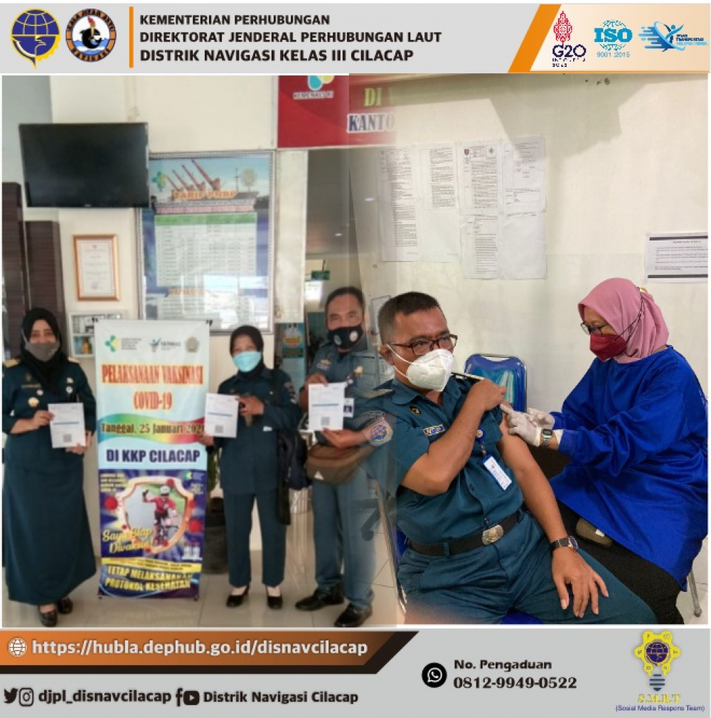 Vaksinasi Booster Covid-19 Untuk Petugas Opd Vertikal
