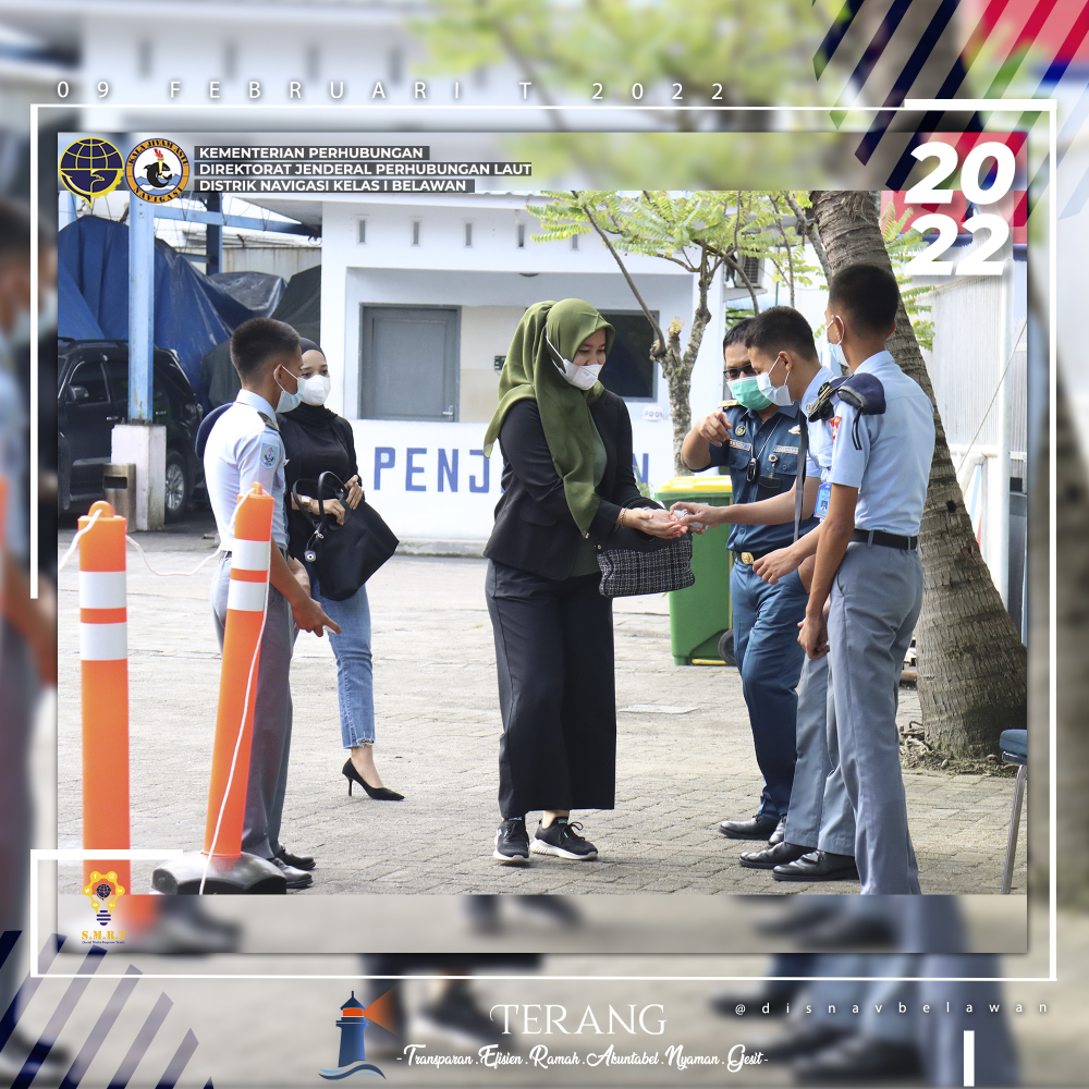 Distrik Navigasi Kelas I Belawan gelar Vaksinasi Dosis Ketiga (Booster) bekerjasama dengan Kantor Kesehatan Pelabuhan Kelas I Medan
