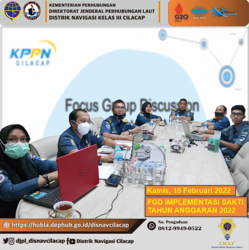 FGD Implementasi SAKTI Tahun Anggaran 2022, Kamis 10 Februari 2022