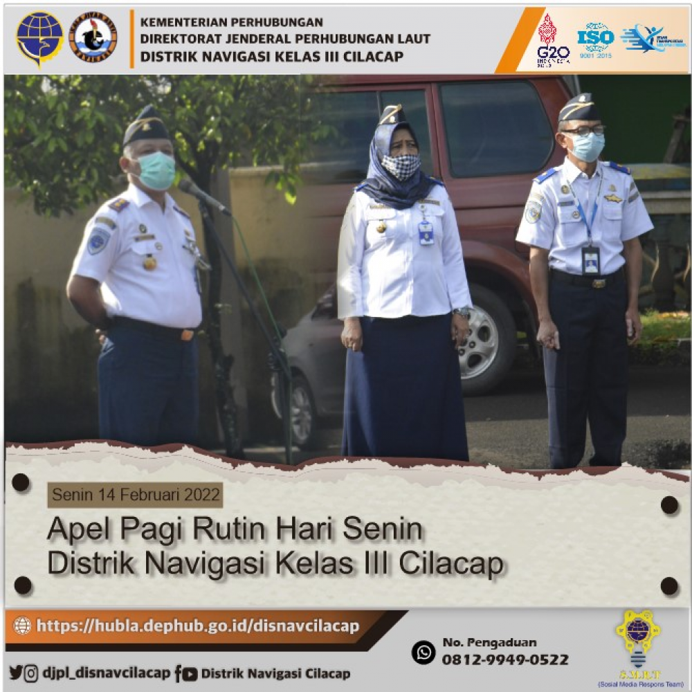 Kegiatan Apel Rutin, Hari Senin tanggal 14 Februari 2022