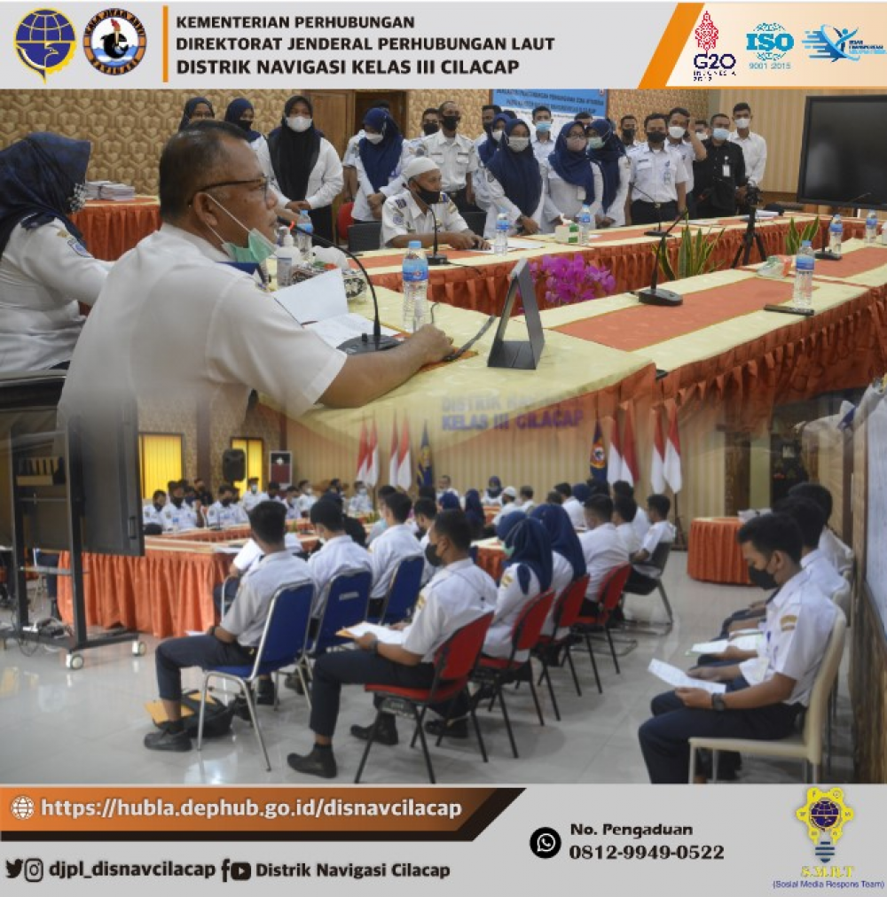 Penandatanganan Kontrak Kerja Pegawai Honorer Pada Kantor Distrik Navigasi Kelas III Cilacap