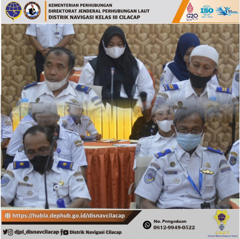 Penandatanganan Kontrak Kerja Pegawai Honorer Pada Kantor Distrik Navigasi Kelas III Cilacap
