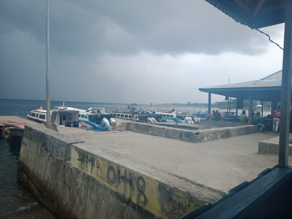 CUACA BURUK, KANTOR UPP KELAS II BABANG TUNDA PEMBERIAN SPB KEPADA SPEED BOAT DAN MOTOR LINE