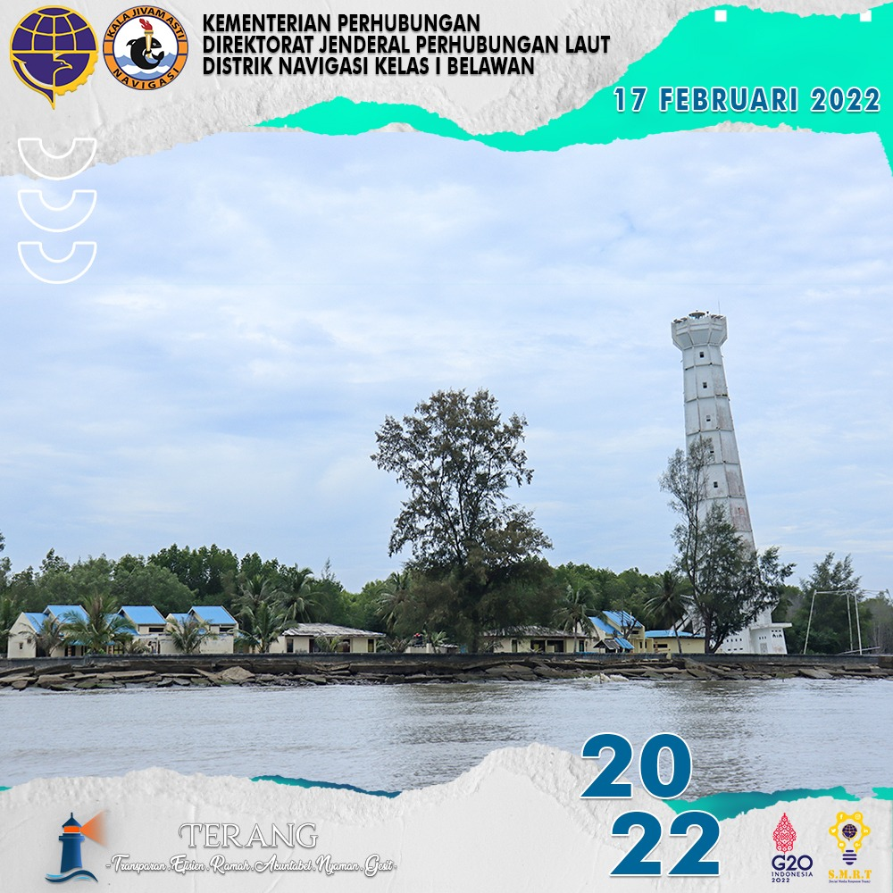 KEGIATAN MONITORING DAN EVALUASI KEHANDALAN SARANA BANTU NAVIGASI PELAYARAN (SBNP) MENARA SUAR NIPAH LARANGAN DSI.315