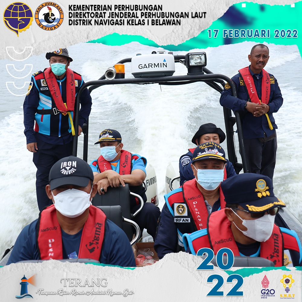 KEGIATAN MONITORING DAN EVALUASI KEHANDALAN SARANA BANTU NAVIGASI PELAYARAN (SBNP) MENARA SUAR NIPAH LARANGAN DSI.315